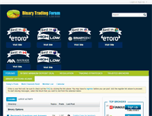 Tablet Screenshot of binarytradingforum.com
